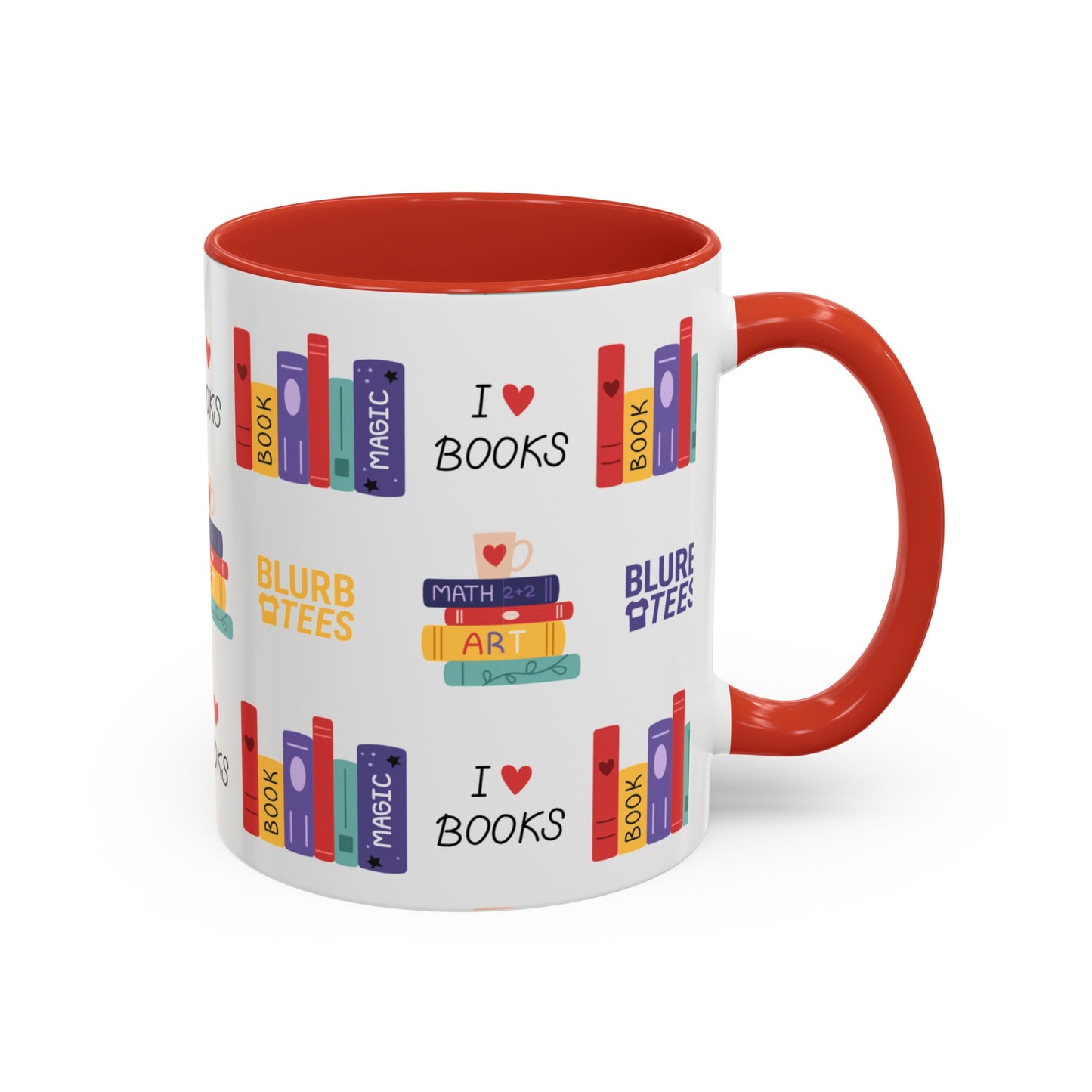 Colorful Bibliophile Coffee Mug