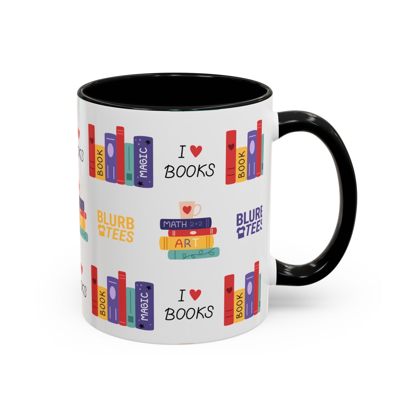Colorful Bibliophile Coffee Mug