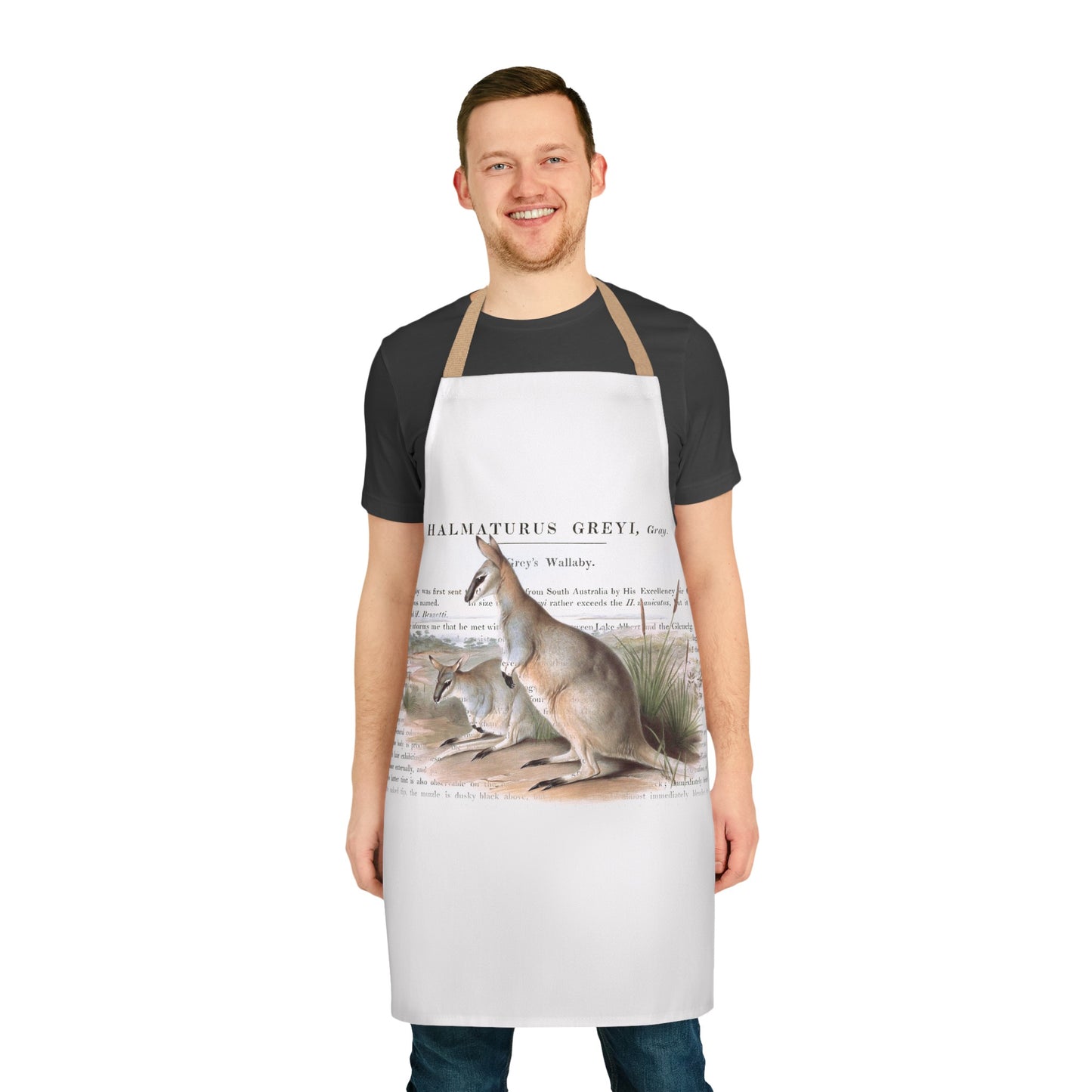 Cute Wallaby Nature Apron