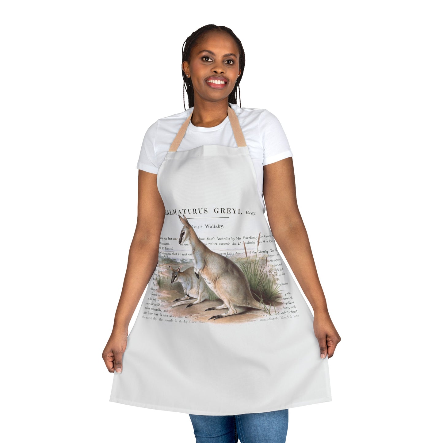 Cute Wallaby Nature Apron