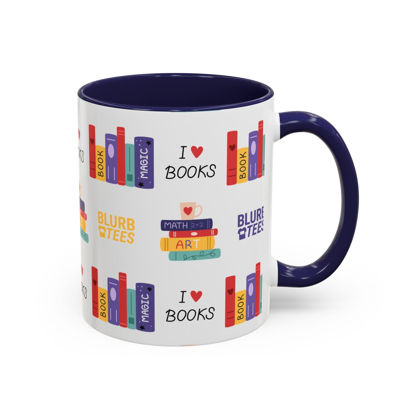 Colorful Bibliophile Coffee Mug