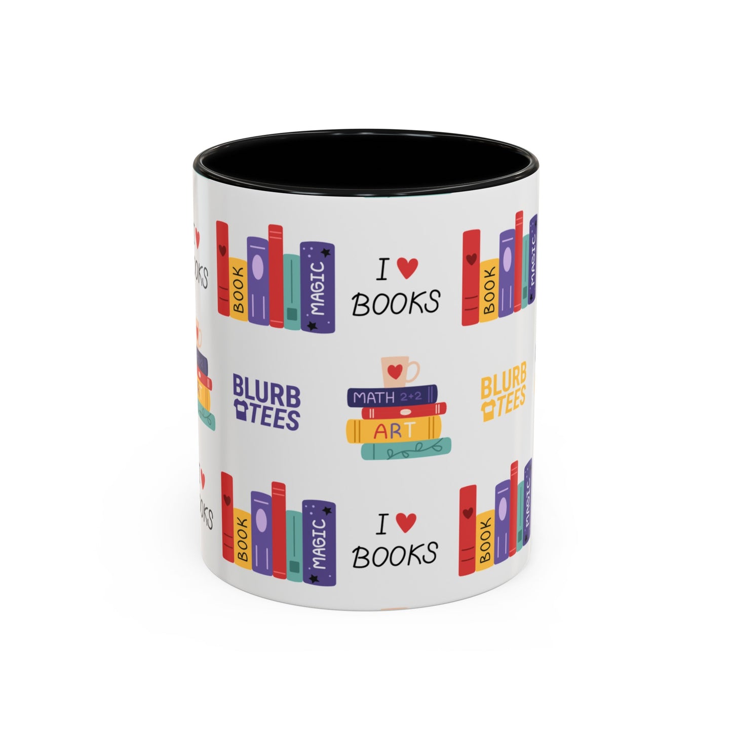Colorful Bibliophile Coffee Mug