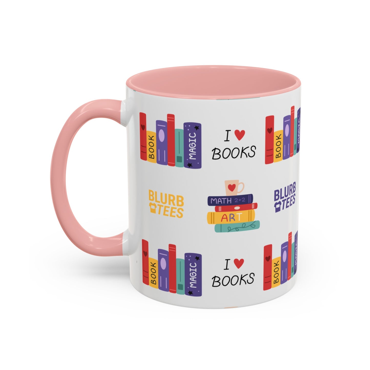 Colorful Bibliophile Coffee Mug