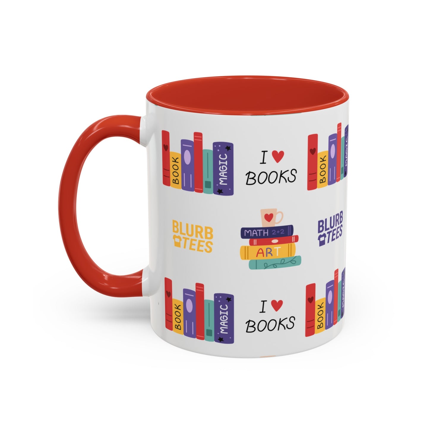 Colorful Bibliophile Coffee Mug