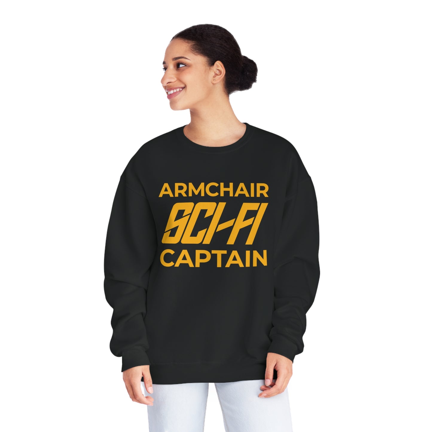 Funny Arm Chair Sci-Fi Captain Sweatshirt