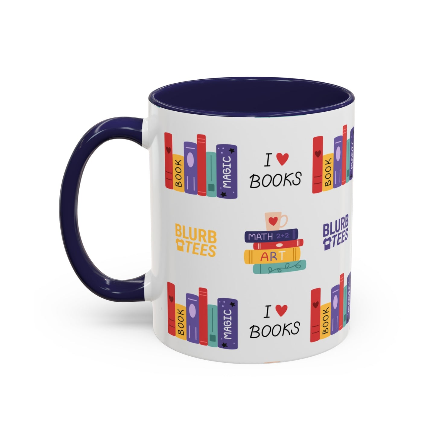 Colorful Bibliophile Coffee Mug