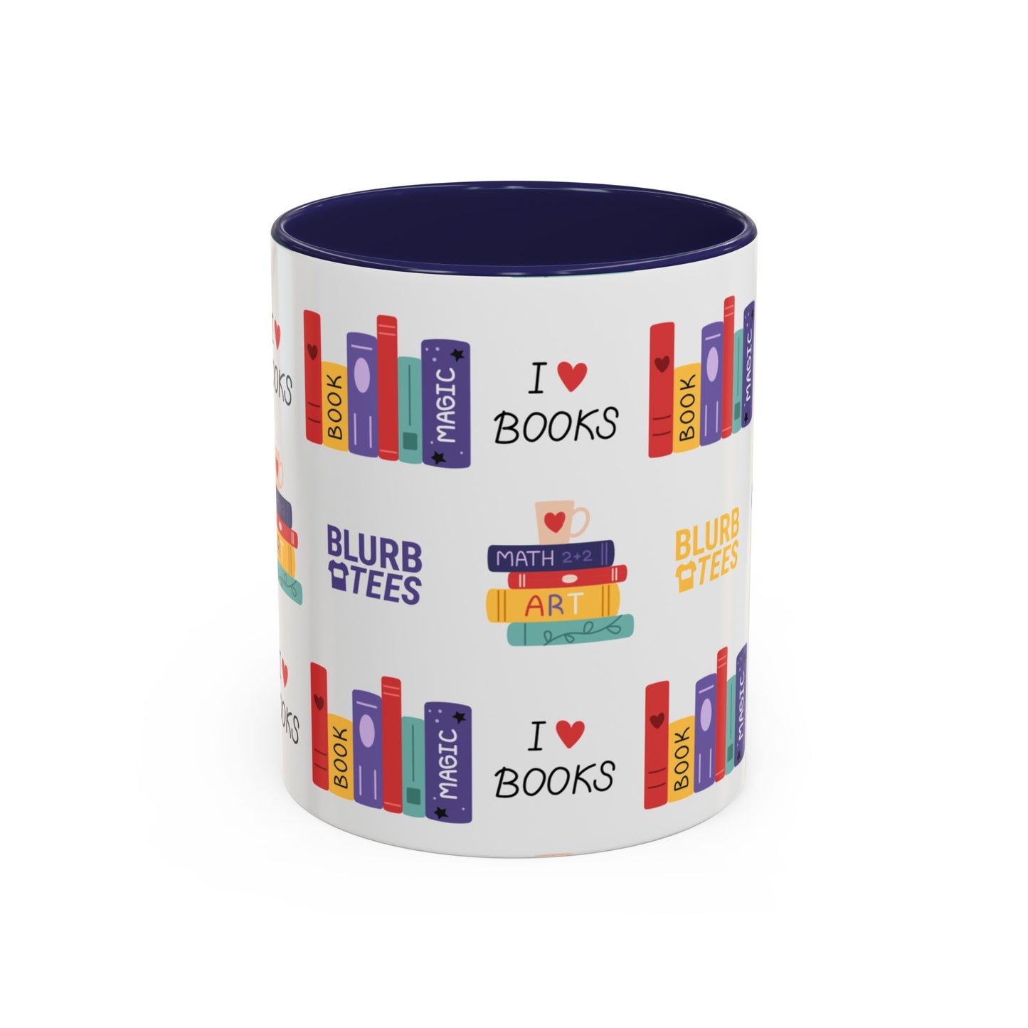 Colorful Bibliophile Coffee Mug
