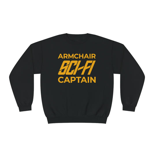 Funny Arm Chair Sci-Fi Captain Sweatshirt