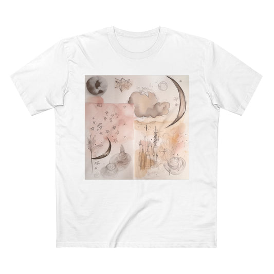 Introducing the Wispy Dream Sequence T-Shirt, crafted for dreamers and wanderers. Made with soft, lightweight fabric, this shirt offers 100% comfort and style. With its unique wispy design, it's perfect for those who love to stand out. Let your dreams take flight with this one-of-a-kind shirt.
