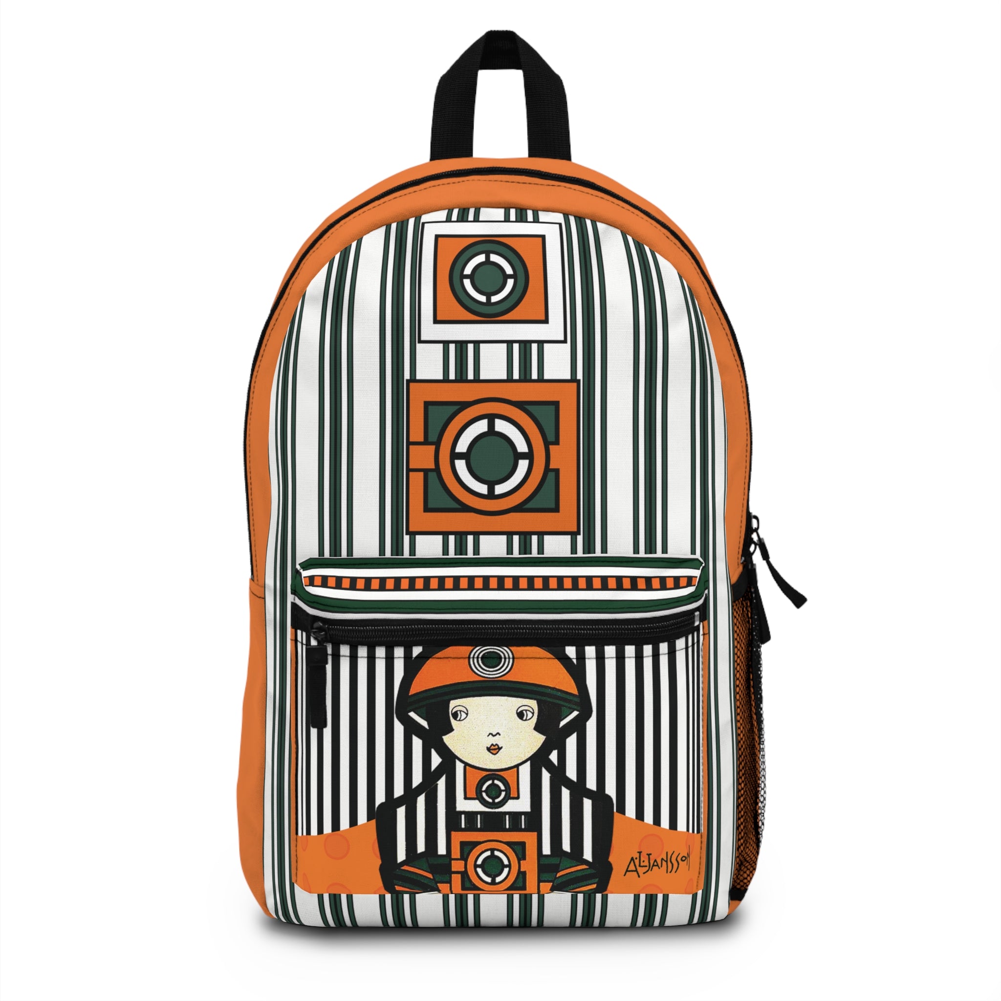 Psychedelic Anime A.L. Jansson Backpack Blurb Tees