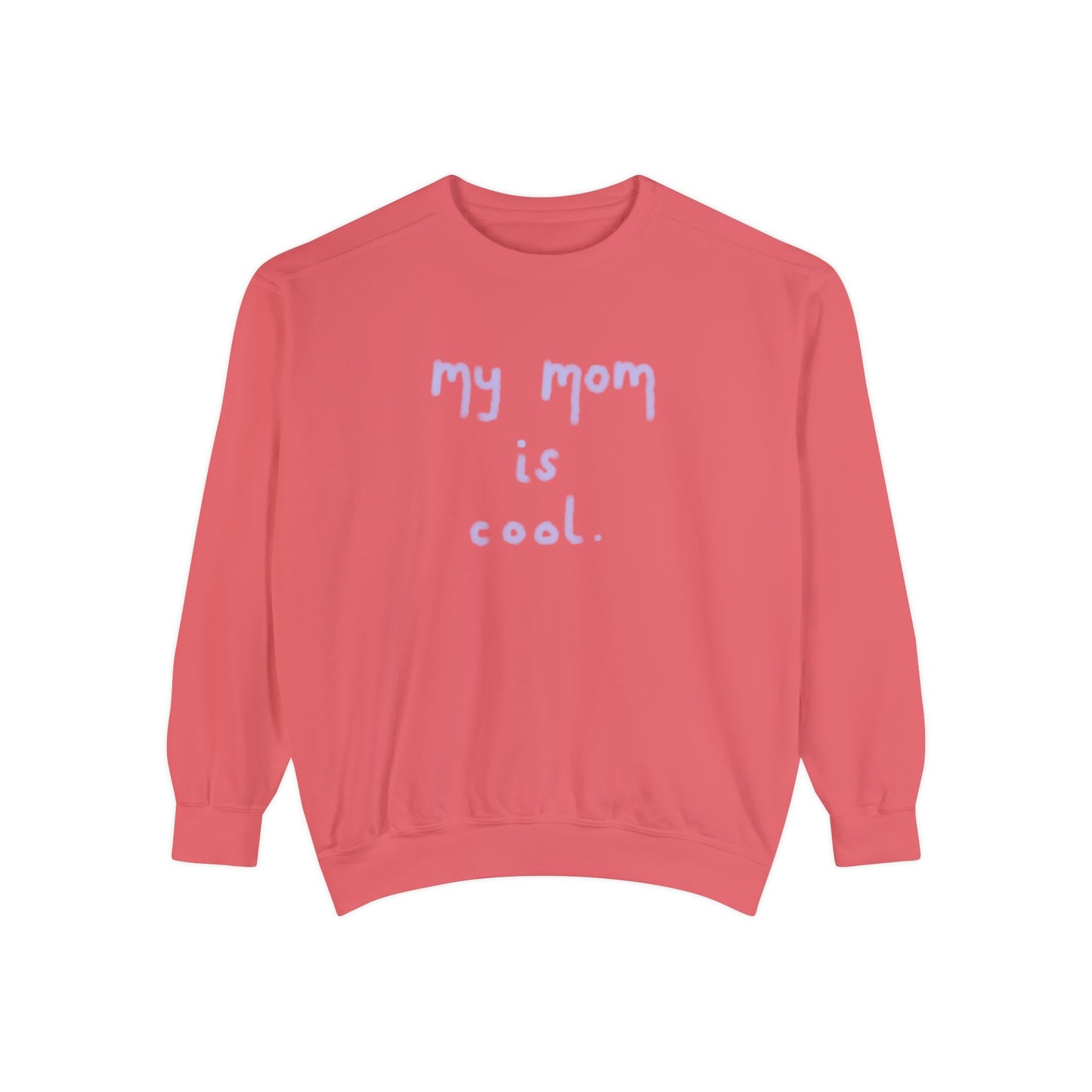 Celebrate Mother's Day with a touch of humor in our Funny "My Mom Is Cool" Sweatshirt. Made from high-quality materials, this sweatshirt is both comfortable and stylish. Show your mom how much you appreciate her in a fun and unique way. Perfect for any mom who's cool in your eyes.