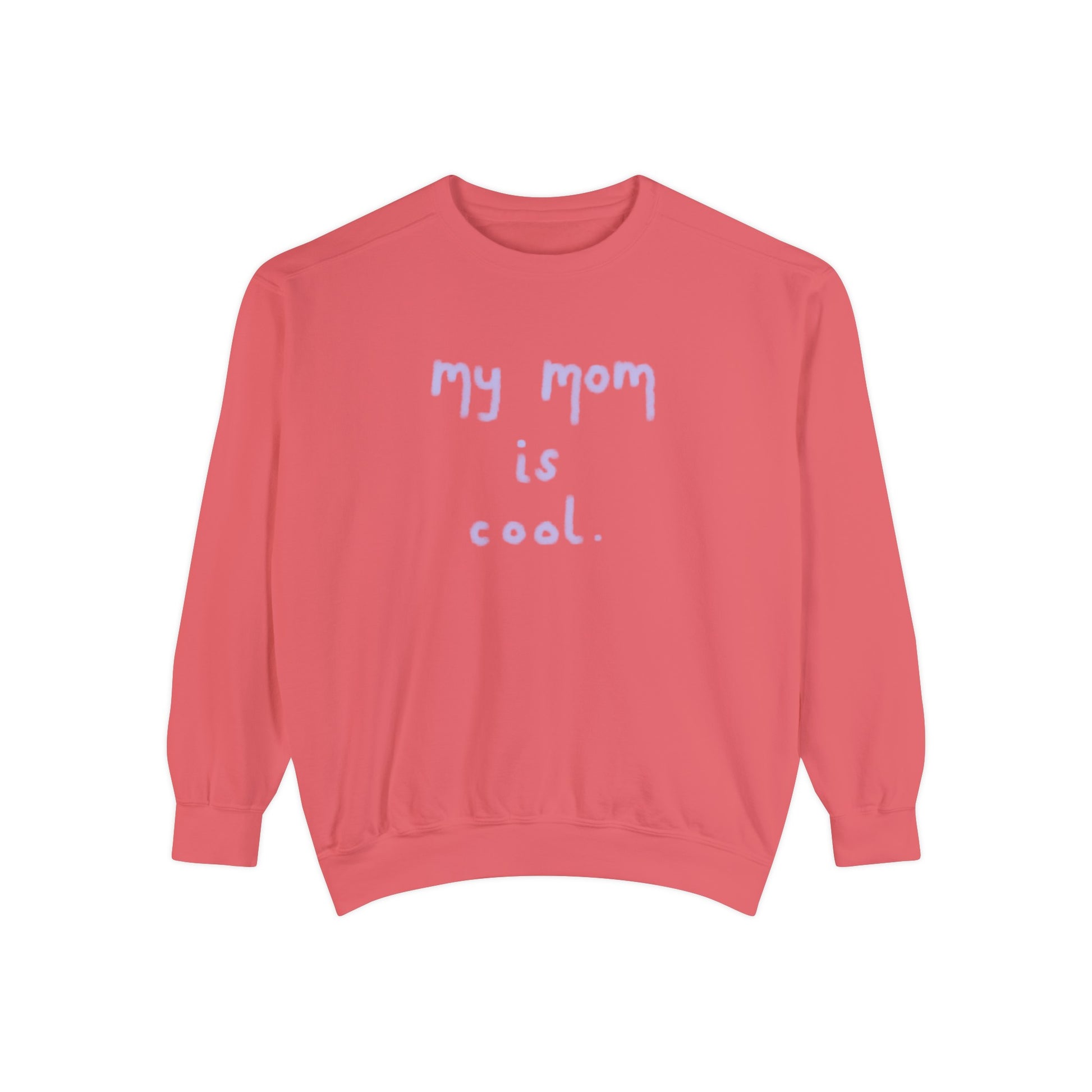 Celebrate Mother's Day with a touch of humor in our Funny "My Mom Is Cool" Sweatshirt. Made from high-quality materials, this sweatshirt is both comfortable and stylish. Show your mom how much you appreciate her in a fun and unique way. Perfect for any mom who's cool in your eyes.