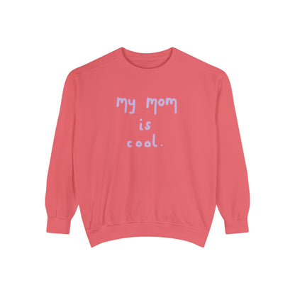 Celebrate Mother's Day with a touch of humor in our Funny "My Mom Is Cool" Sweatshirt. Made from high-quality materials, this sweatshirt is both comfortable and stylish. Show your mom how much you appreciate her in a fun and unique way. Perfect for any mom who's cool in your eyes.