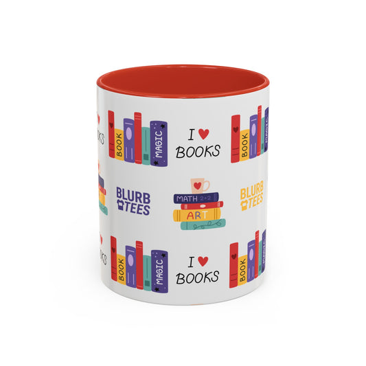 Colorful Bibliophile Coffee Mug
