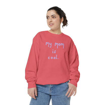 Celebrate Mother's Day with a touch of humor in our Funny "My Mom Is Cool" Sweatshirt. Made from high-quality materials, this sweatshirt is both comfortable and stylish. Show your mom how much you appreciate her in a fun and unique way. Perfect for any mom who's cool in your eyes.